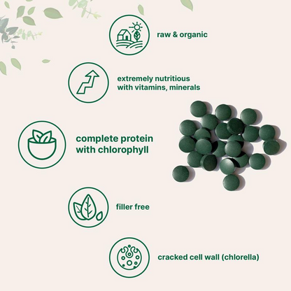 Organic Spirulina and Chlorella