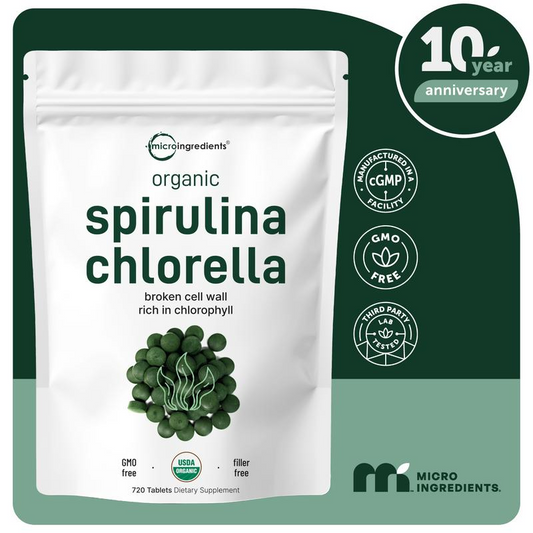 Organic Spirulina and Chlorella